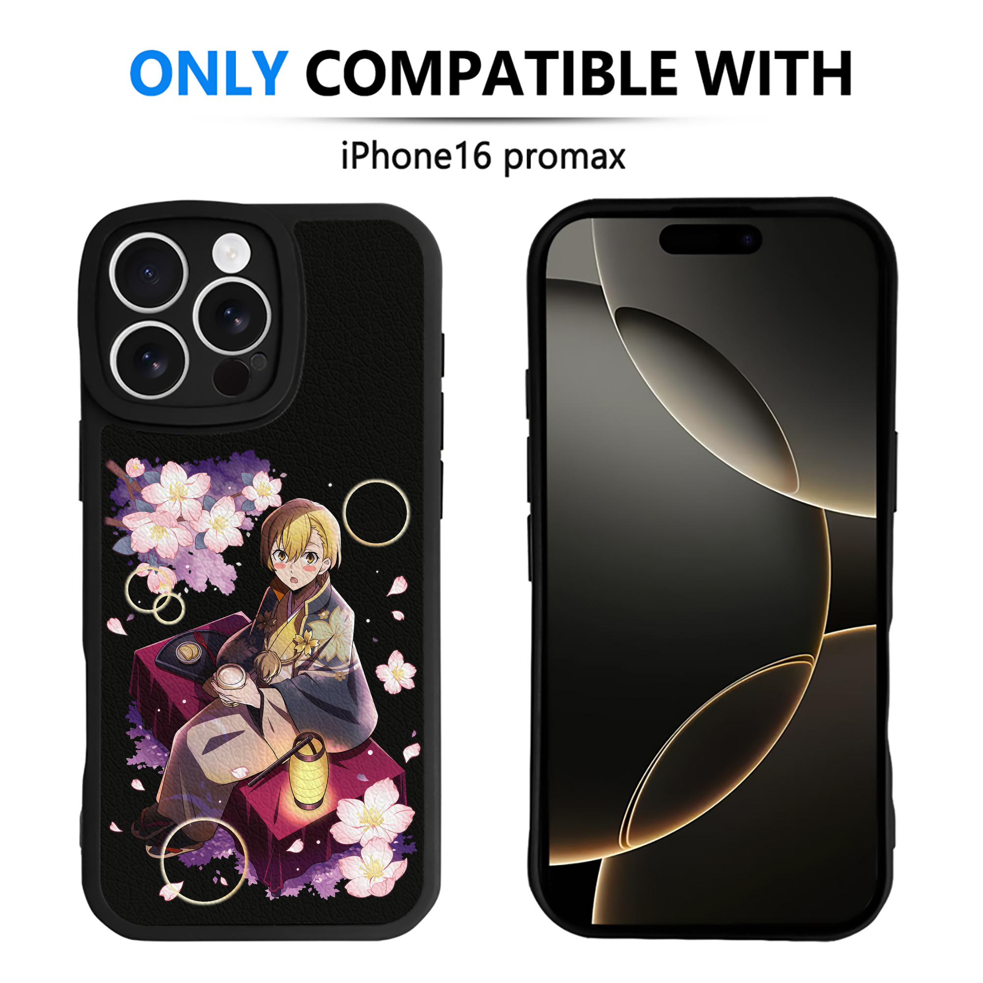 （画像用） 文豪ストレイドッグス Bungo Stray Dogs 【iPhone 16シリーズ対応】シリコンスマホケース（レザー調） 材質：シリコン